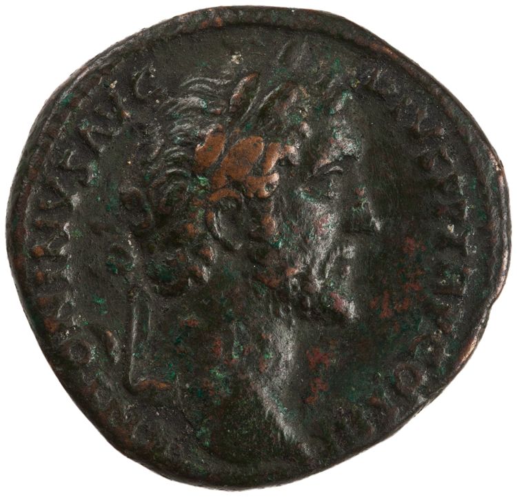 RIC III Antoninus Pius 734A, аверс, American Numismatic Society (ans)