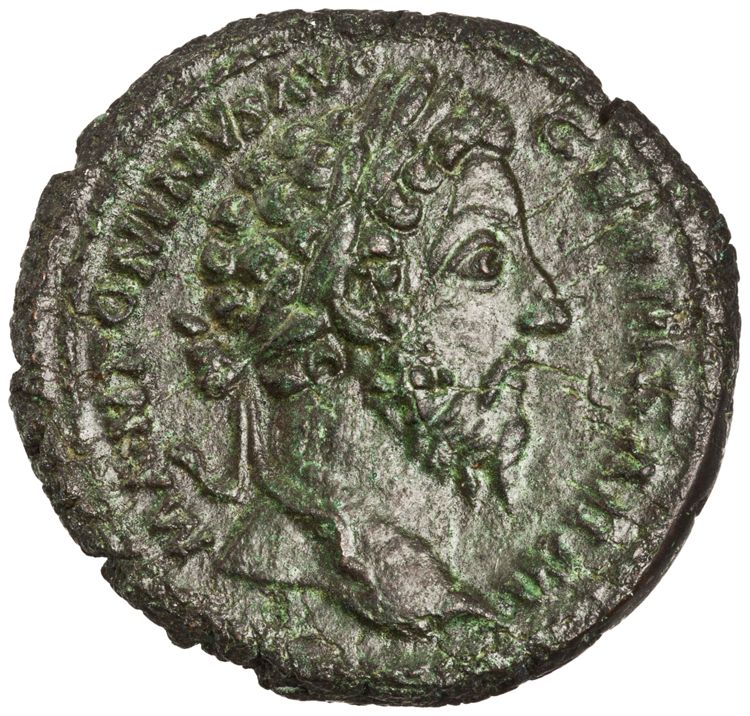 RIC III Marcus Aurelius 1177, аверс, American Numismatic Society (ans)