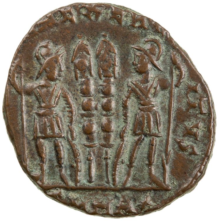 реверс RIC VII Heraclea 136