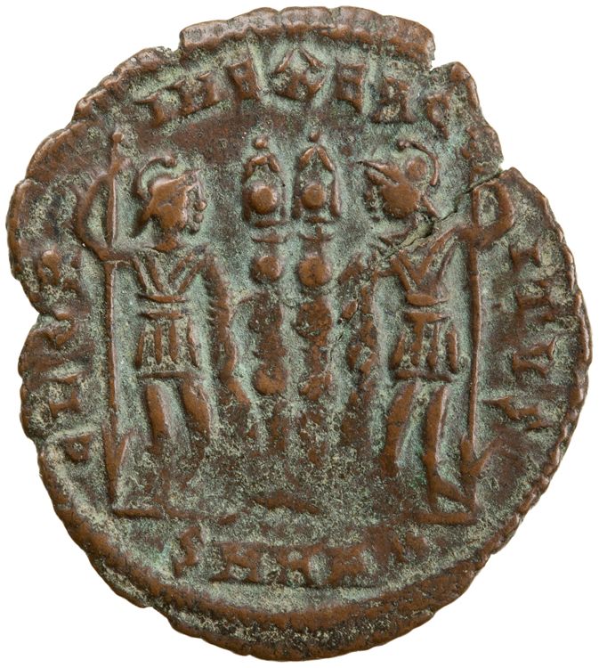 реверс RIC VII Heraclea 138