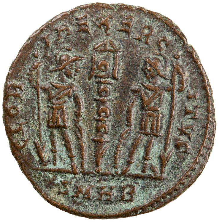 RIC VII Heraclea 153, реверс, American Numismatic Society (ans)