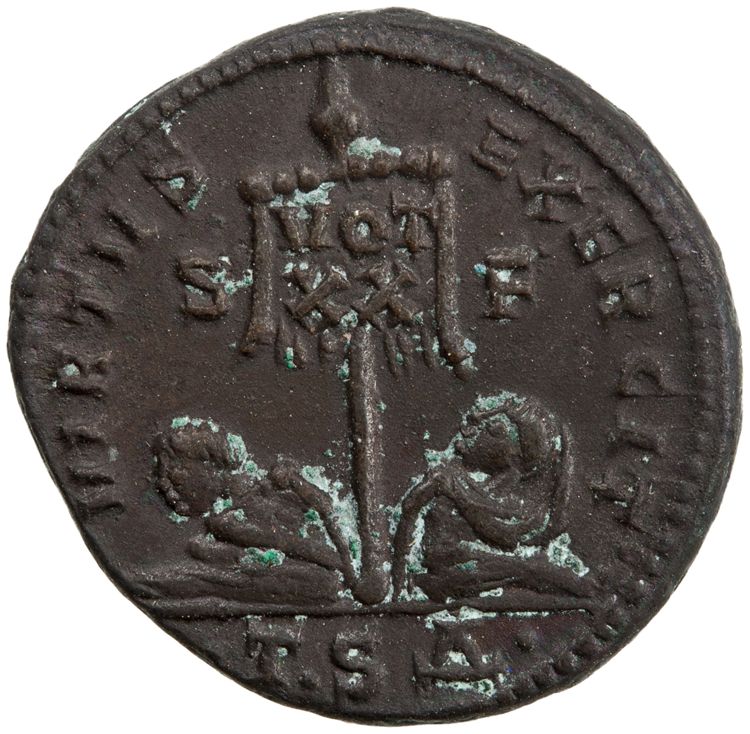 RIC VII Thessalonica 75, реверс, American Numismatic Society (ans)