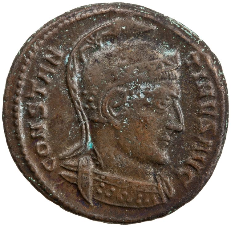 RIC VII Thessalonica 75, аверс, American Numismatic Society (ans)
