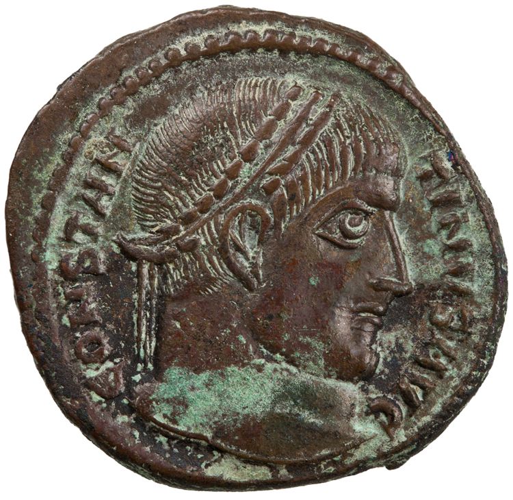 RIC VII Thessalonica 117, аверс, American Numismatic Society (ans)
