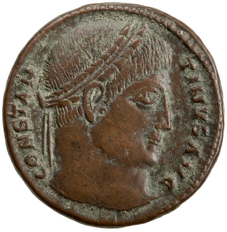 RIC VII Thessalonica 117, аверс, American Numismatic Society (ans)