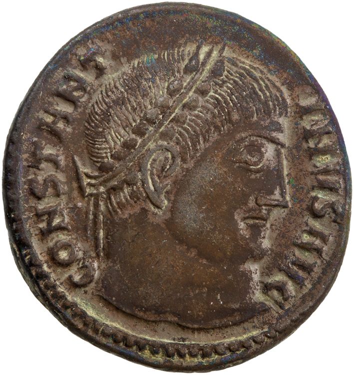 RIC VII Thessalonica 117, аверс, American Numismatic Society (ans)