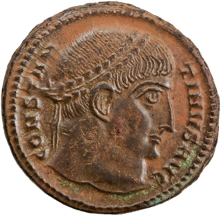 RIC VII Thessalonica 117, аверс, American Numismatic Society (ans)