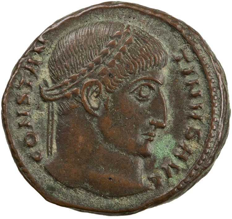 RIC VII Thessalonica 117, аверс, American Numismatic Society (ans)