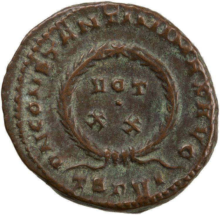 RIC VII Thessalonica 117, реверс, American Numismatic Society (ans)