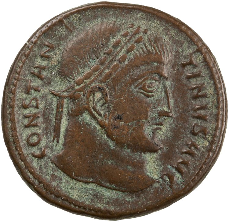 RIC VII Thessalonica 117, аверс, American Numismatic Society (ans)