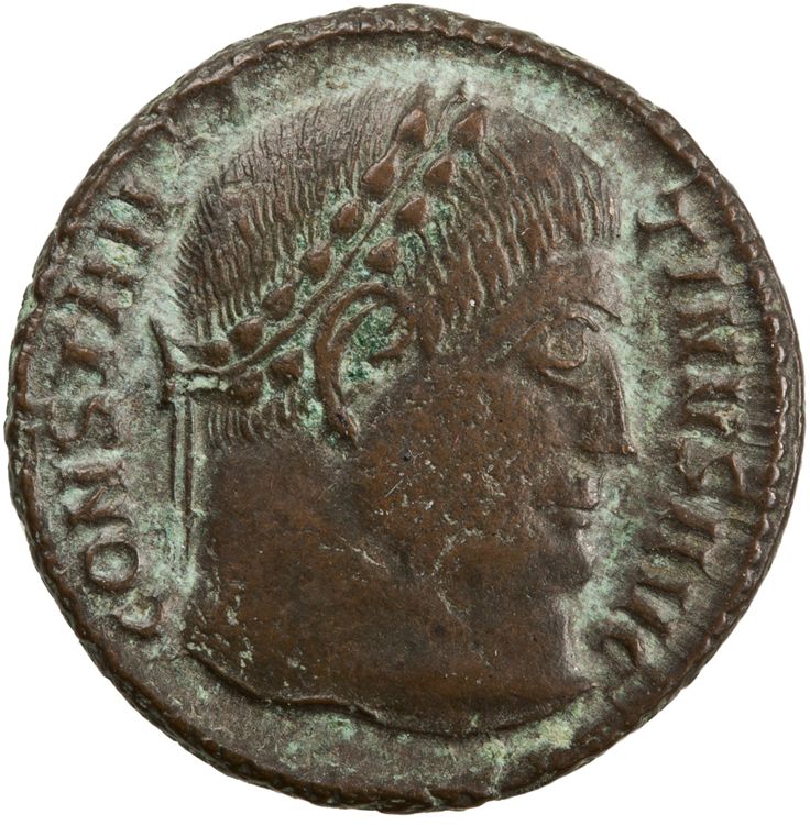 RIC VII Thessalonica 117, аверс, American Numismatic Society (ans)