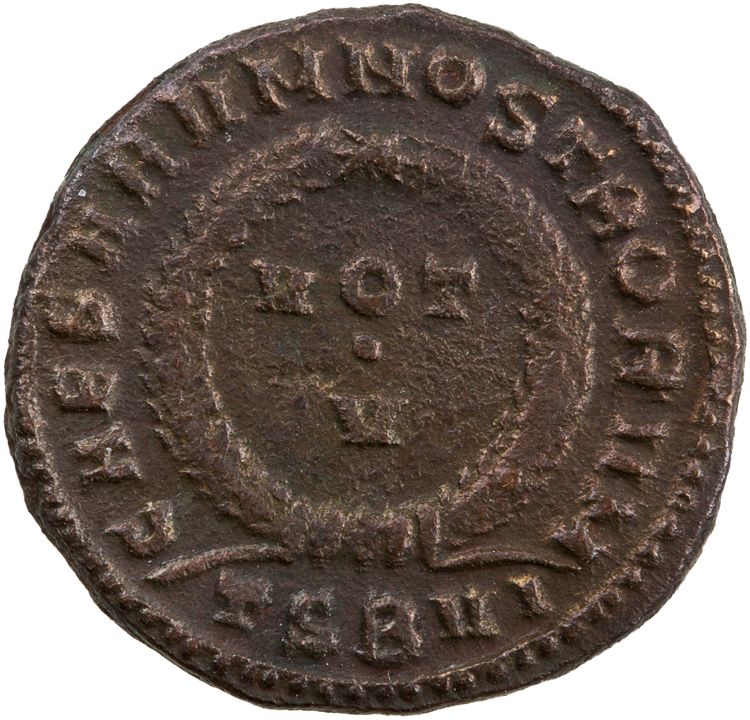 RIC VII Thessalonica 120, реверс, American Numismatic Society (ans)