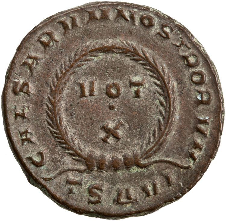 RIC VII Thessalonica 121, реверс, American Numismatic Society (ans)