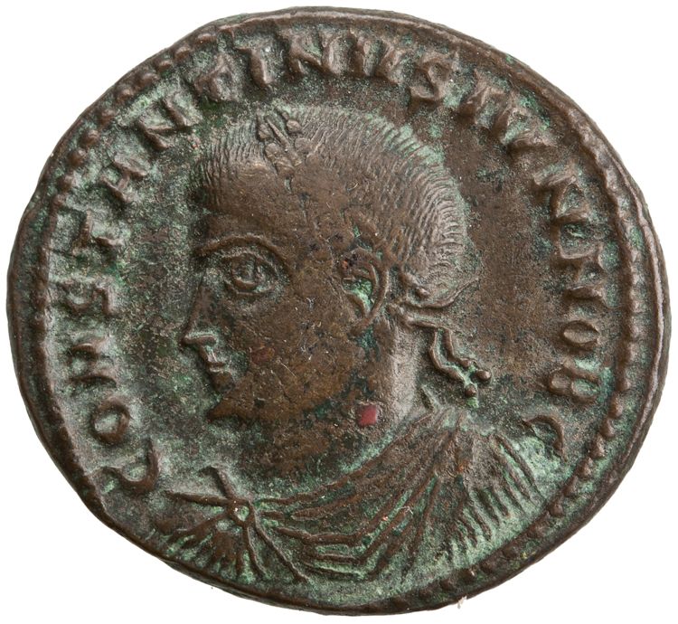 RIC VII Thessalonica 122, аверс, American Numismatic Society (ans)