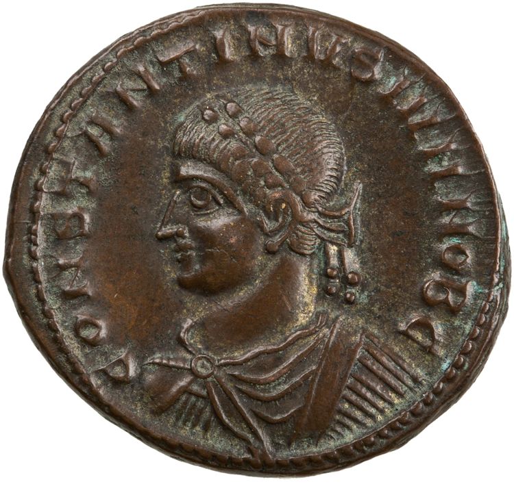 RIC VII Thessalonica 122, аверс, American Numismatic Society (ans)