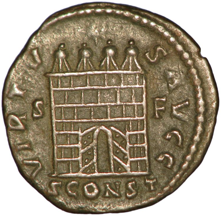 реверс RIC VII Arelate 321