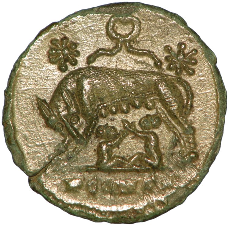 реверс RIC VII Arelate 373