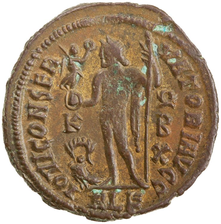 RIC VII Alexandria 14, реверс, American Numismatic Society (ans)