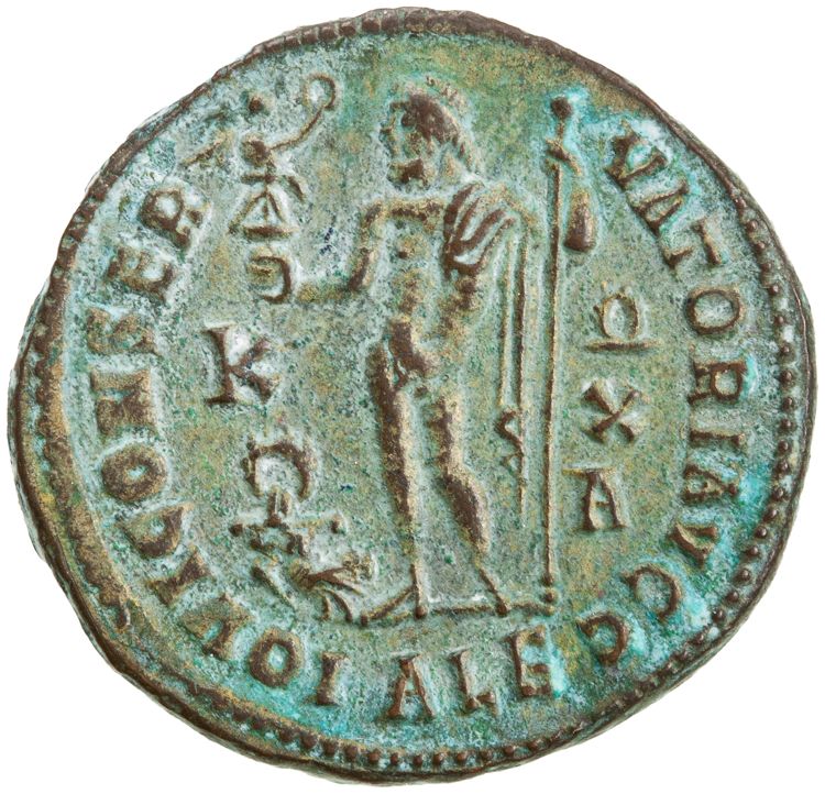RIC VII Alexandria 18, реверс, American Numismatic Society (ans)