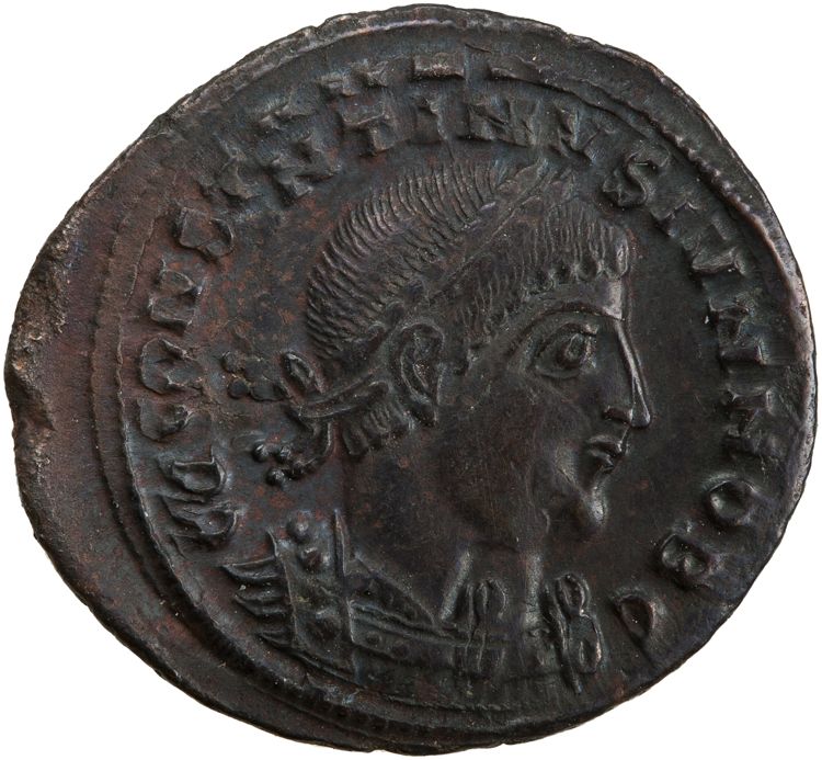 RIC VII Thessalonica 184, аверс, American Numismatic Society (ans)