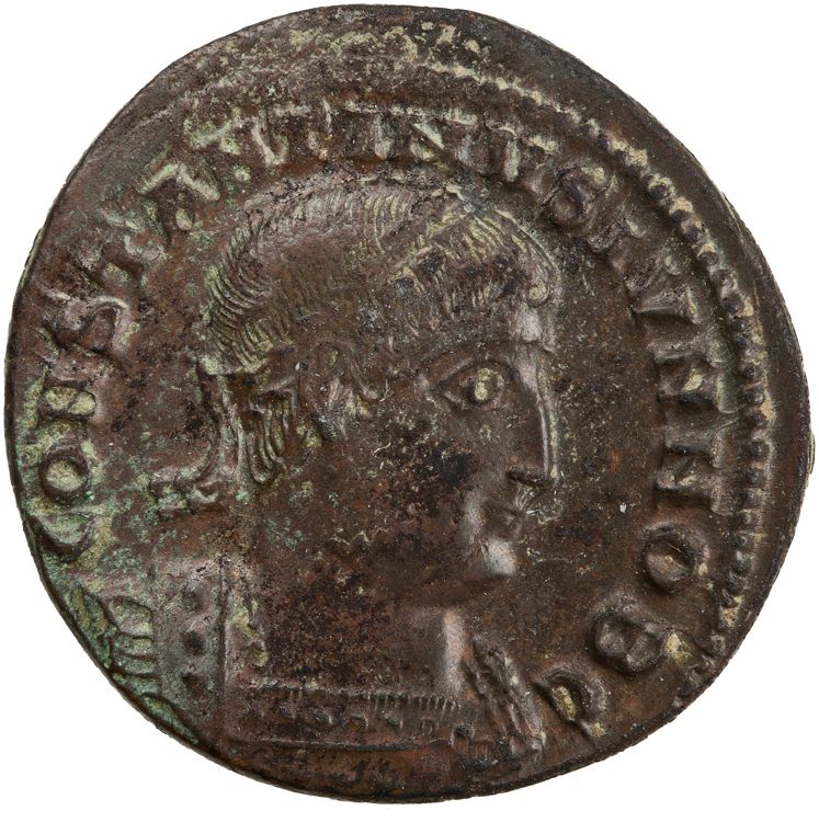 RIC VII Thessalonica 184, аверс, American Numismatic Society (ans)