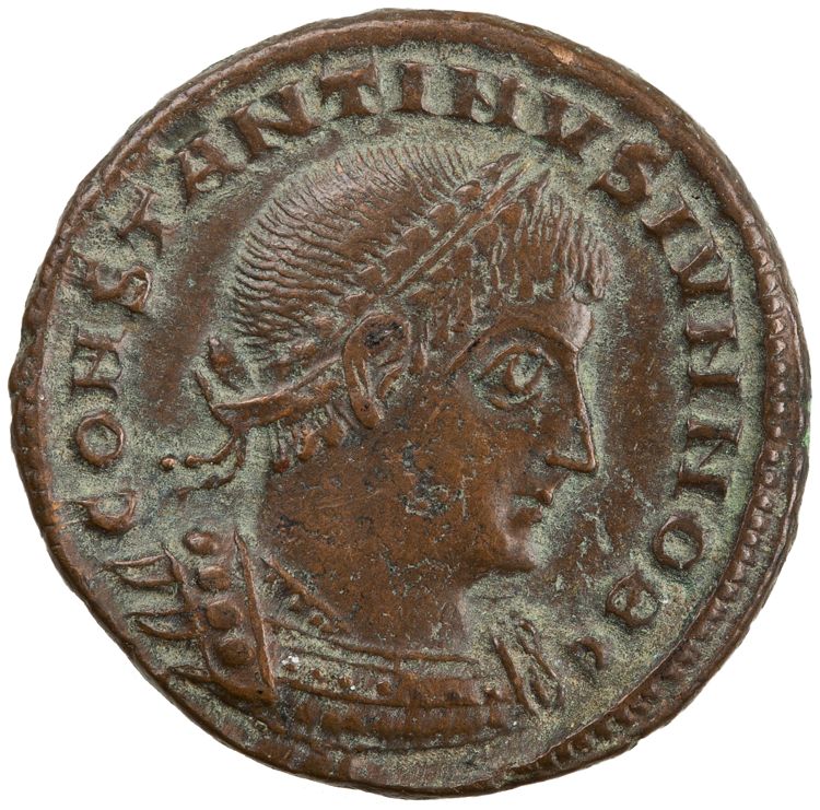 RIC VII Thessalonica 184, аверс, American Numismatic Society (ans)