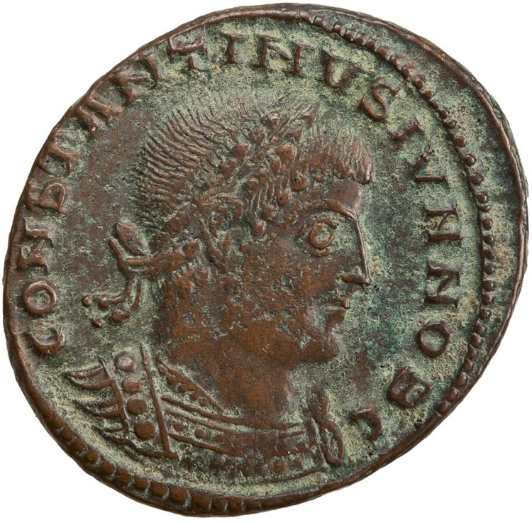 RIC VII Thessalonica 184, аверс, American Numismatic Society (ans)