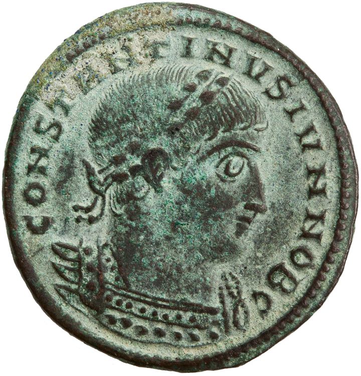 RIC VII Thessalonica 184, аверс, American Numismatic Society (ans)