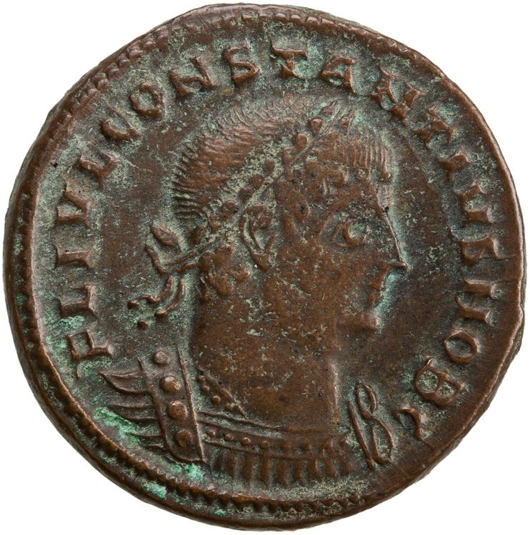 RIC VII Thessalonica 185, аверс, American Numismatic Society (ans)