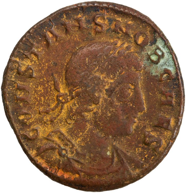 RIC VII Thessalonica 201, аверс, American Numismatic Society (ans)