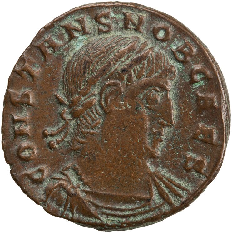 RIC VII Thessalonica 201, аверс, American Numismatic Society (ans)