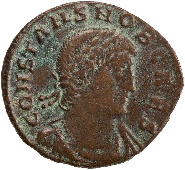 RIC VII Thessalonica 201, аверс, American Numismatic Society (ans)