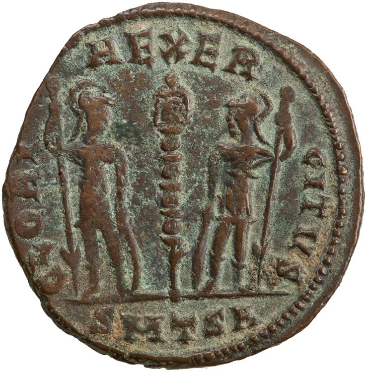 RIC VII Thessalonica 222, реверс, American Numismatic Society (ans)