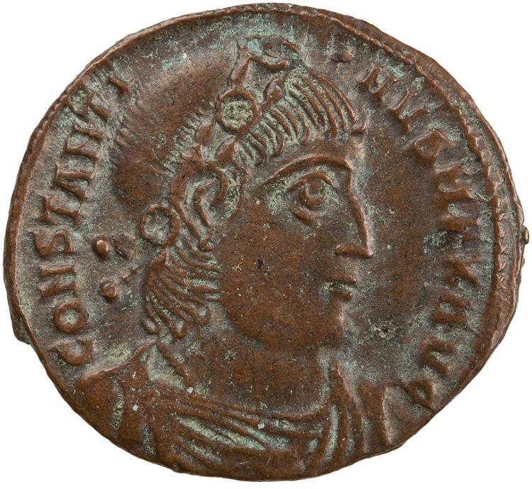 RIC VII Thessalonica 222, аверс, American Numismatic Society (ans)