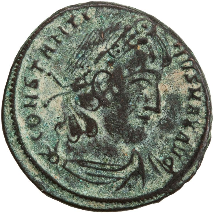 RIC VII Thessalonica 222, аверс, American Numismatic Society (ans)