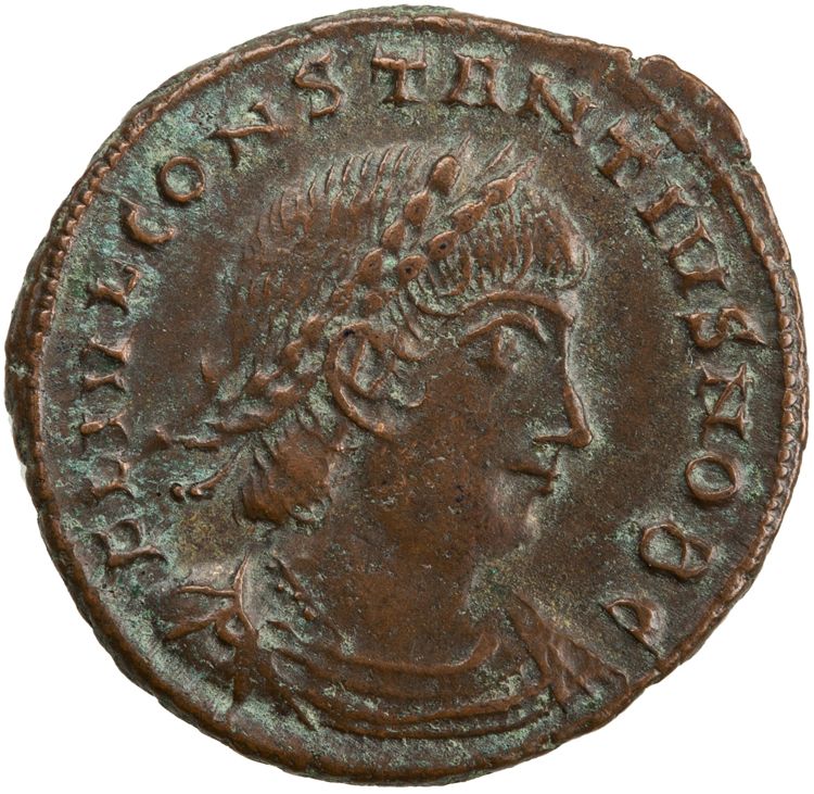 RIC VII Thessalonica 224, аверс, American Numismatic Society (ans)