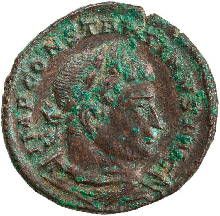 RIC VII Treveri 100, аверс, American Numismatic Society (ans)