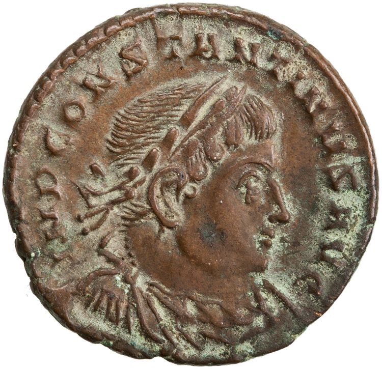 RIC VII Treveri 101, аверс, American Numismatic Society (ans)
