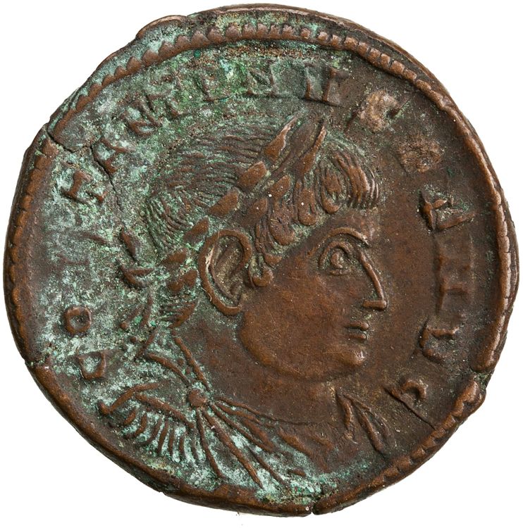 RIC VII Treveri 104, аверс, American Numismatic Society (ans)
