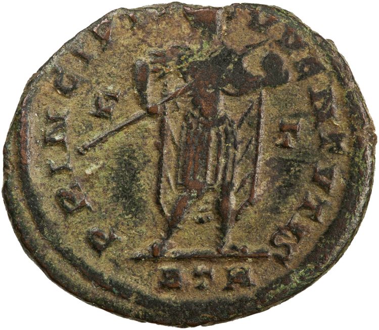 RIC VII Treveri 174, реверс, American Numismatic Society (ans)