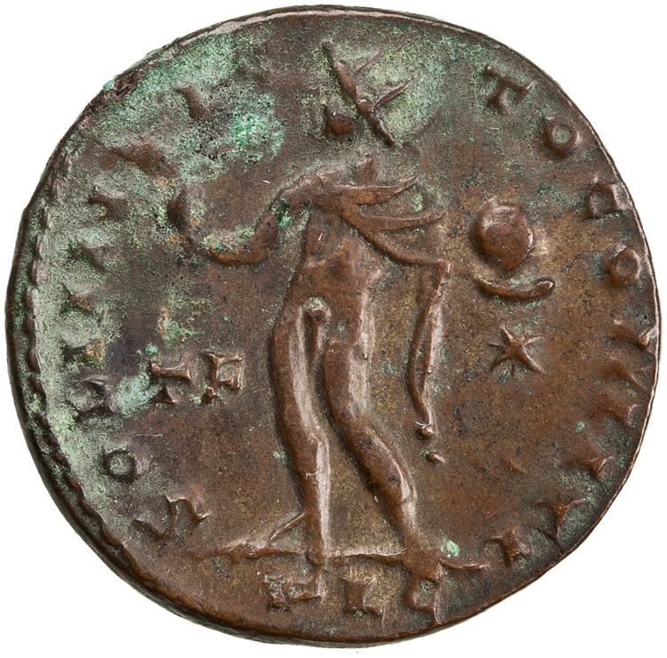 RIC VII Lugdunum 32, реверс, American Numismatic Society (ans)