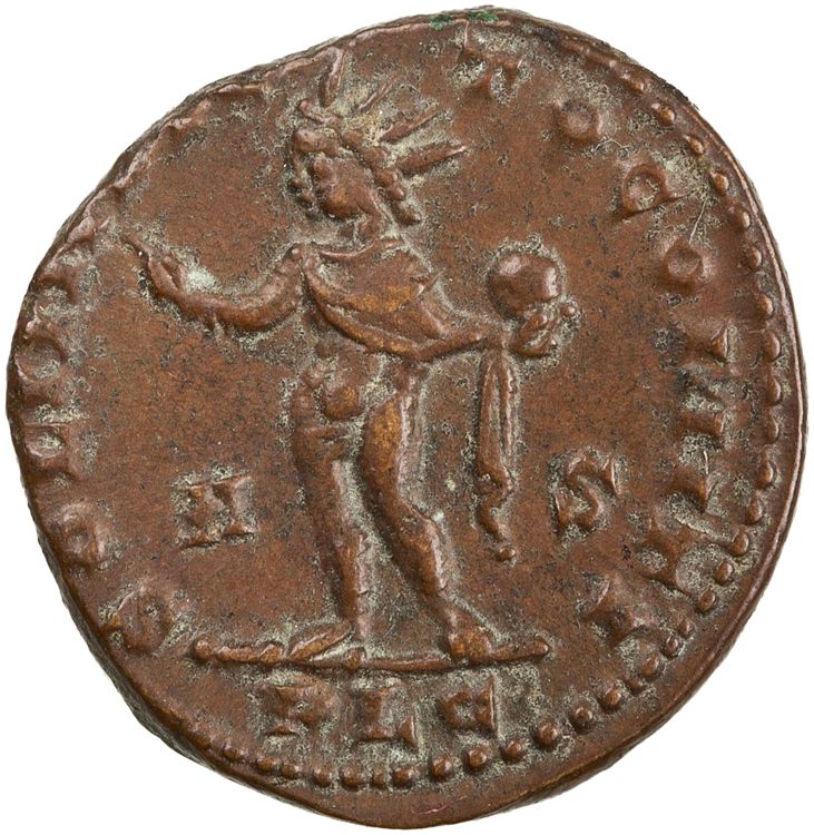 RIC VII Lugdunum 53, реверс, American Numismatic Society (ans)