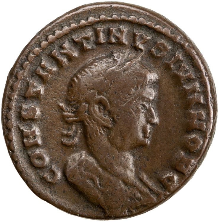 RIC VII Lugdunum 90, аверс, American Numismatic Society (ans)