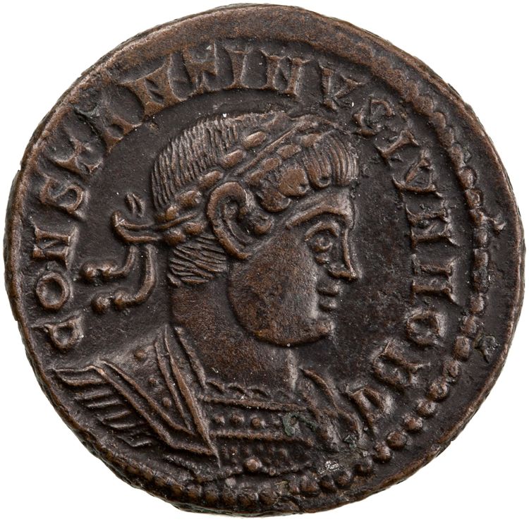 аверс RIC VII Lugdunum 254