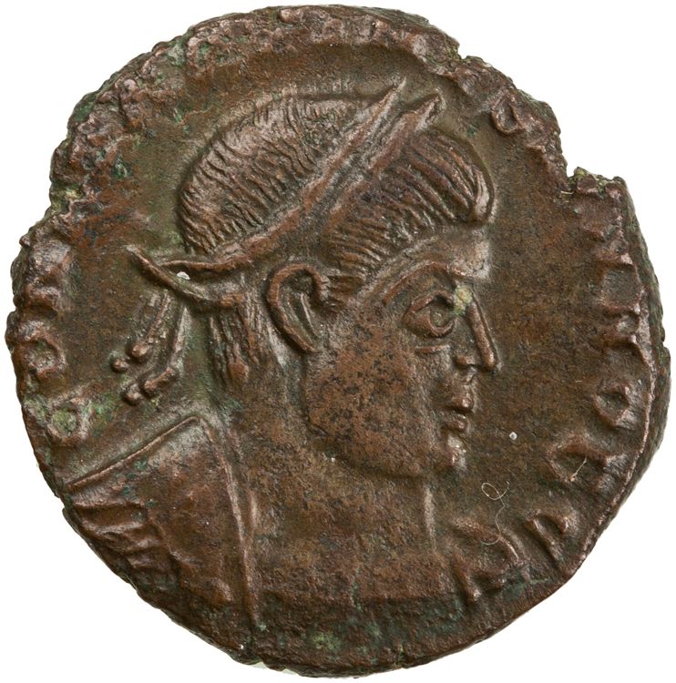 аверс RIC VII Lugdunum 286