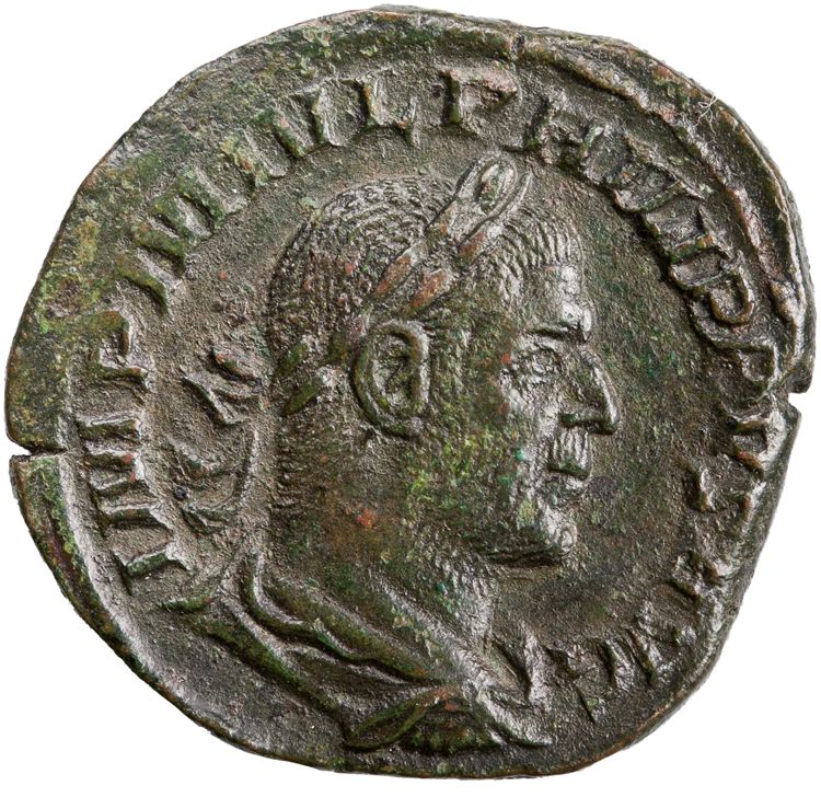 RIC IV Philip I 158, obverse, American Numismatic Society (ans)