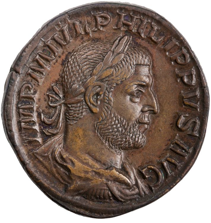 RIC IV Philip I 166A, аверс, American Numismatic Society (ans)