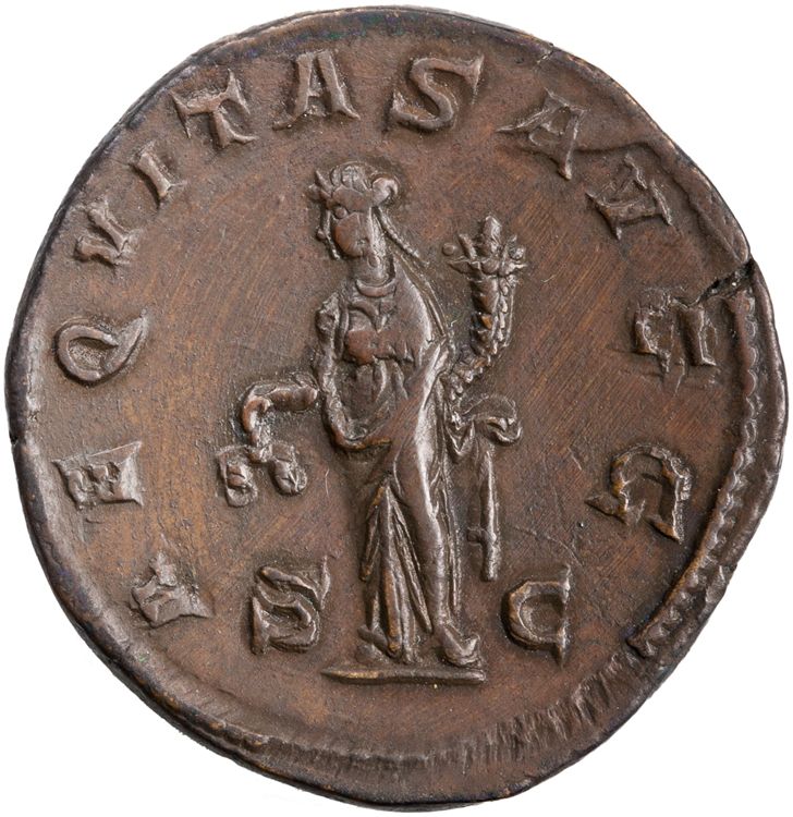 RIC IV Philip I 166A, реверс, American Numismatic Society (ans)