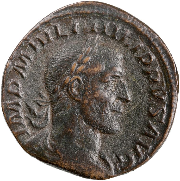 RIC IV Philip I 180A, аверс, American Numismatic Society (ans)