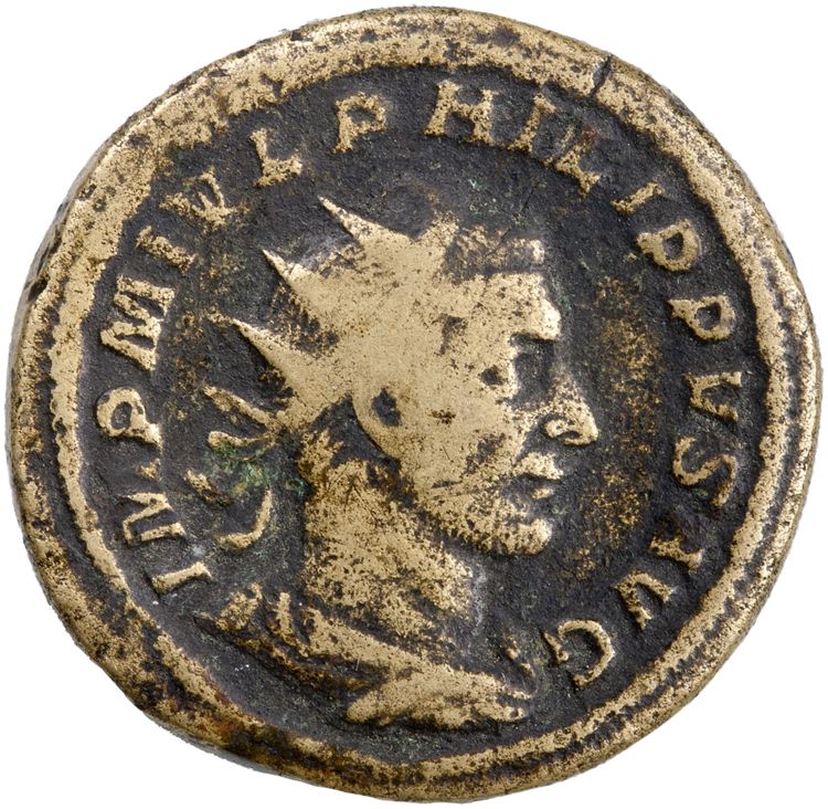 RIC IV Philip I 195C, аверс, American Numismatic Society (ans)